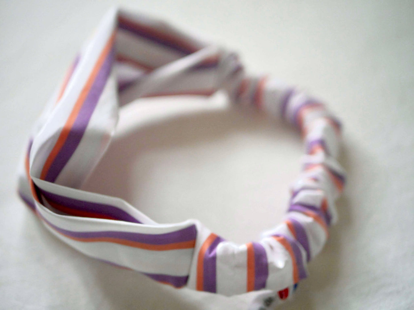 Hairband - Purple striped