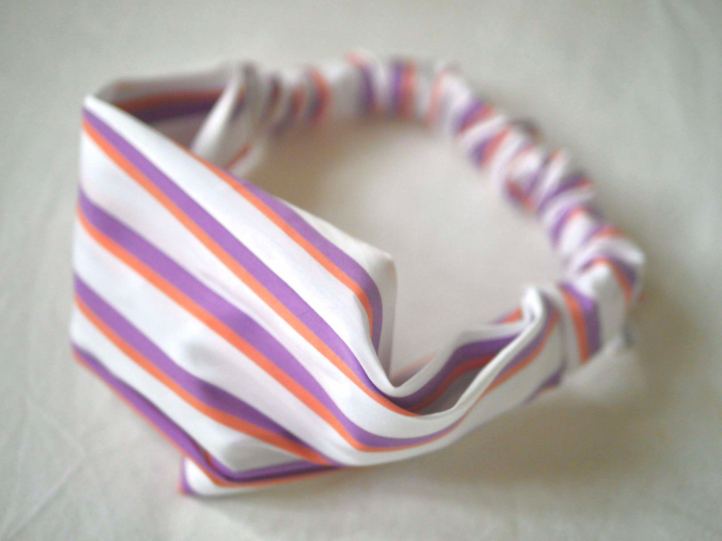 Hairband - Purple striped