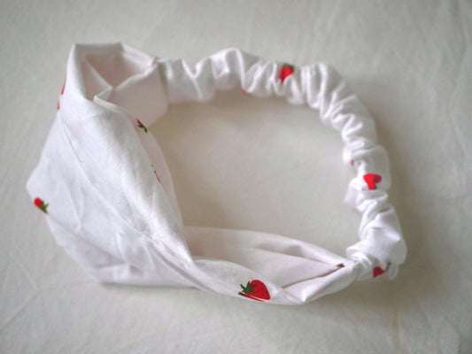 Bandeau pour cheveux - Fraise