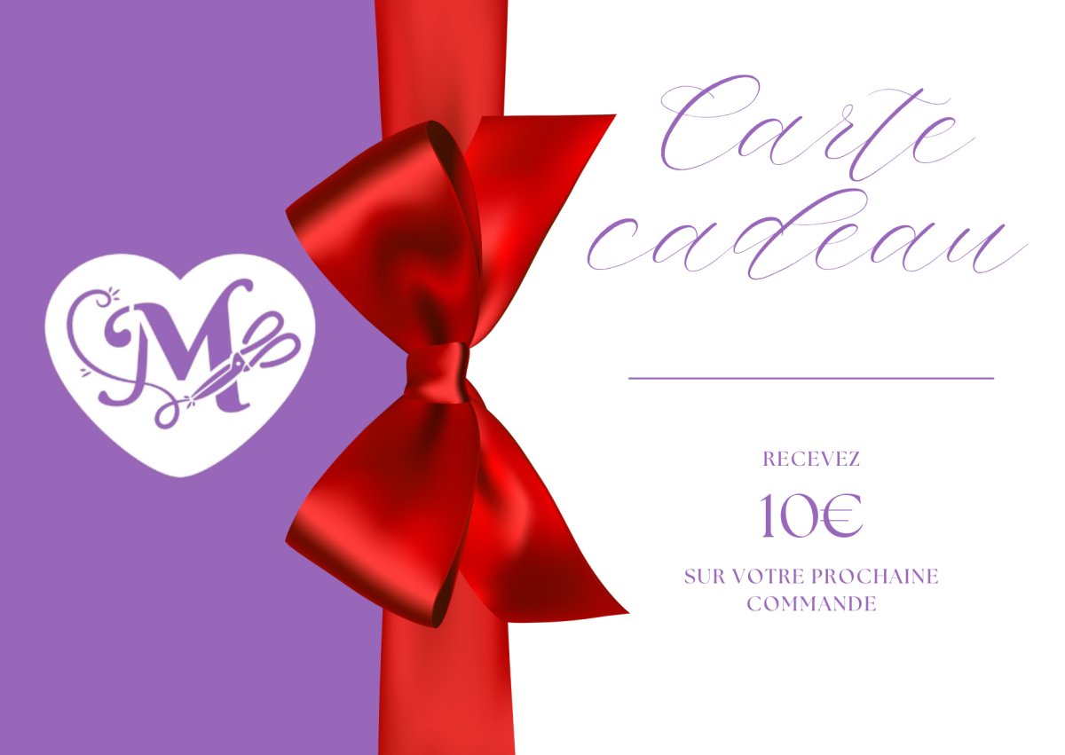 Carte cadeau - Les créations de Mae