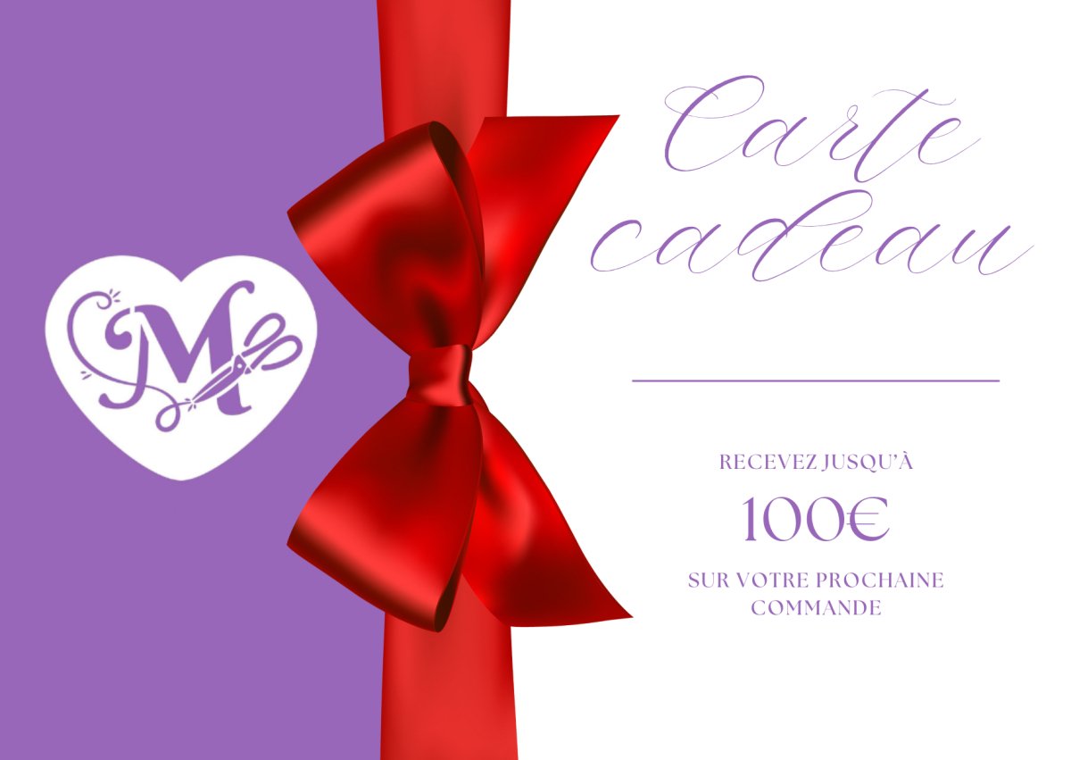 Carte cadeau - Les créations de Mae