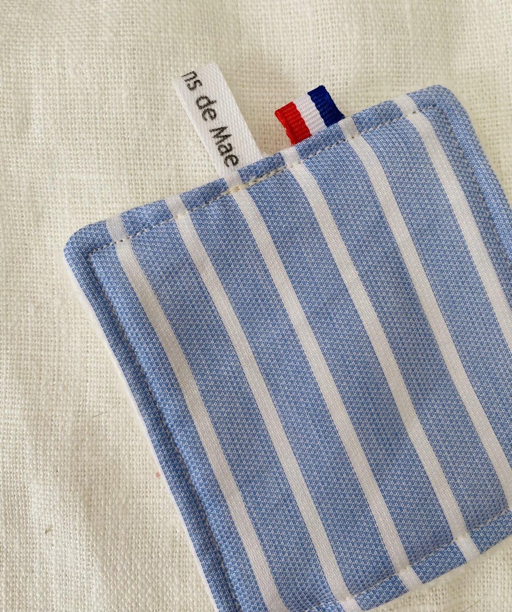 Reusable wipe - Vichy Blue