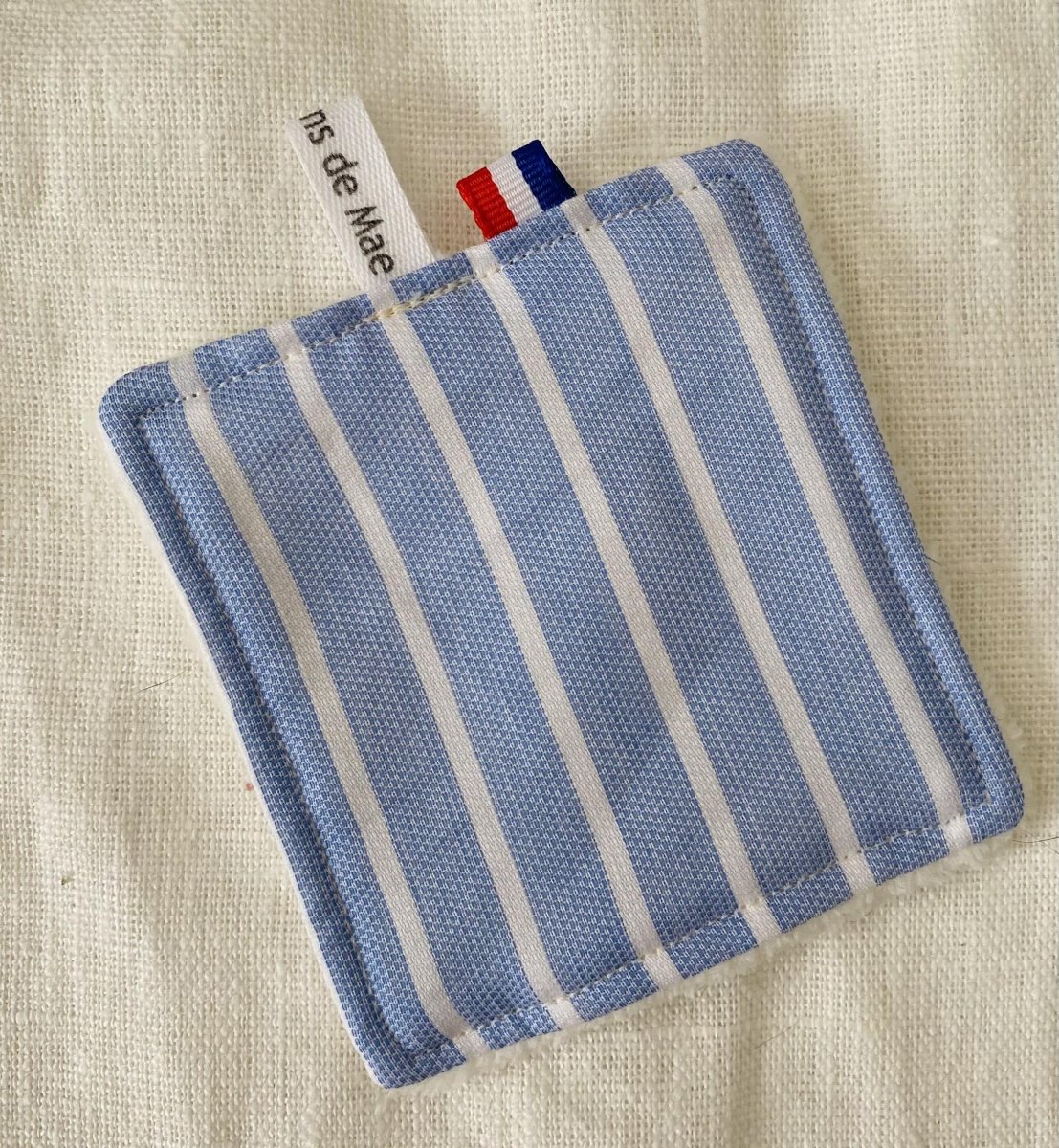 Reusable wipe - Vichy Blue